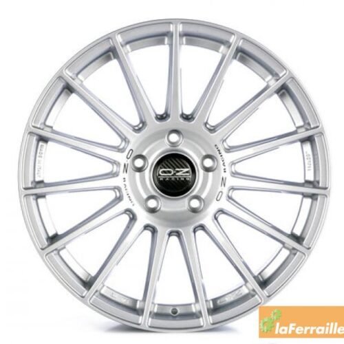 20 Inch OZ Racing Superturismo Dakar Silver Wider Rear Alloy Wheels
