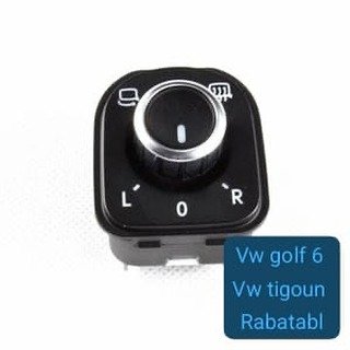 Bouton de Réglage et Rabattement de Rétroviseurs (VW Golf 6 / Tiguan)